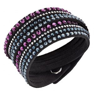Swarovski Multi-Color Double Snap Slake Bracelet / Choker